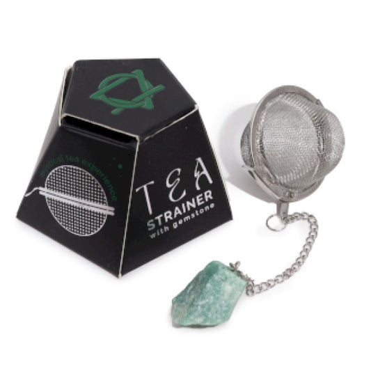 Infuser - Cluster Tea Strainer - Green Aventurine