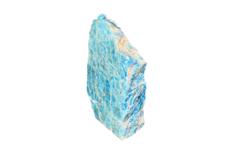 Specialist Specimens - Rough Cut - Polished 1 side - Apatite Blue (12-13cm)