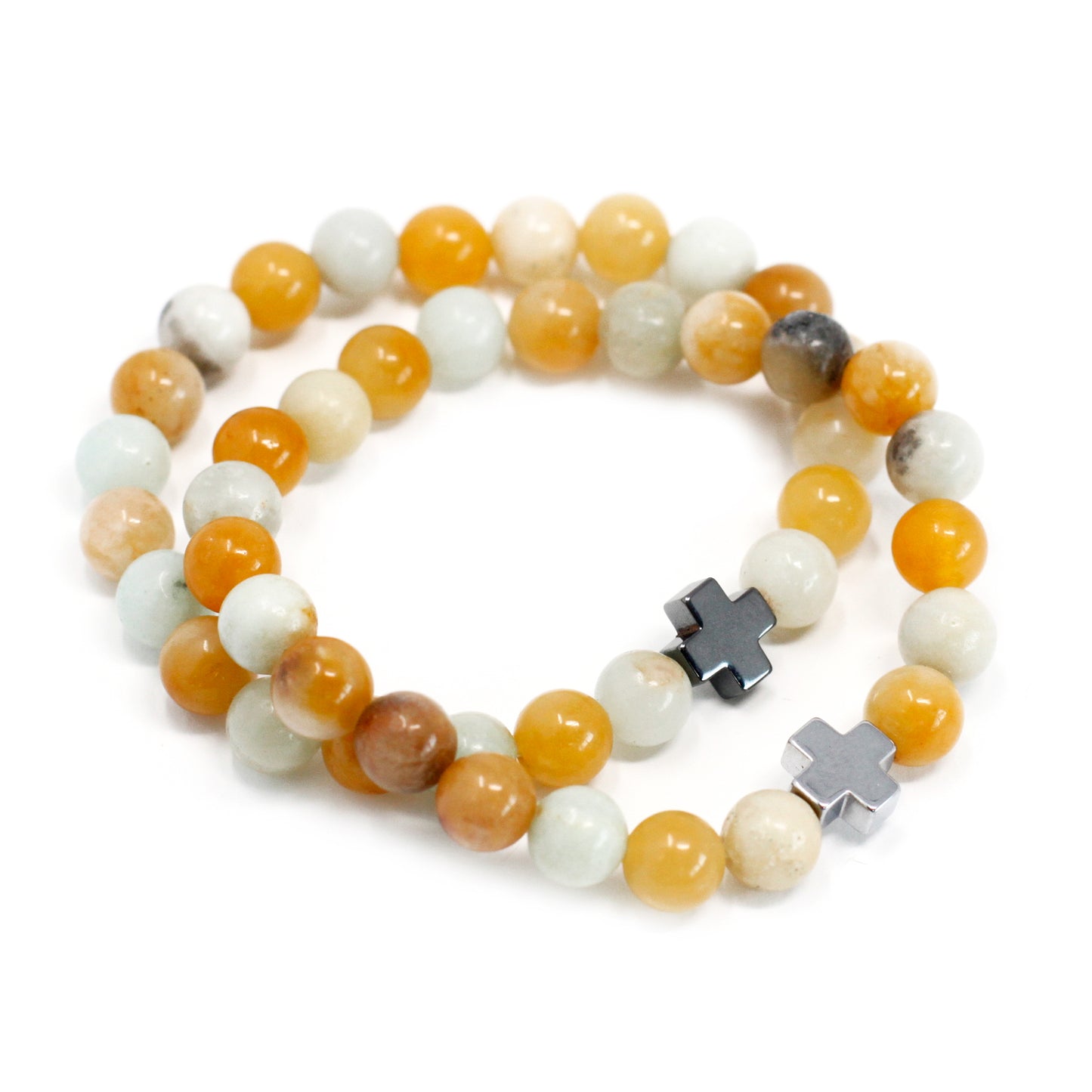 Bracelet - Friendship - Amazonite & Yellow Jasper - Loyalty