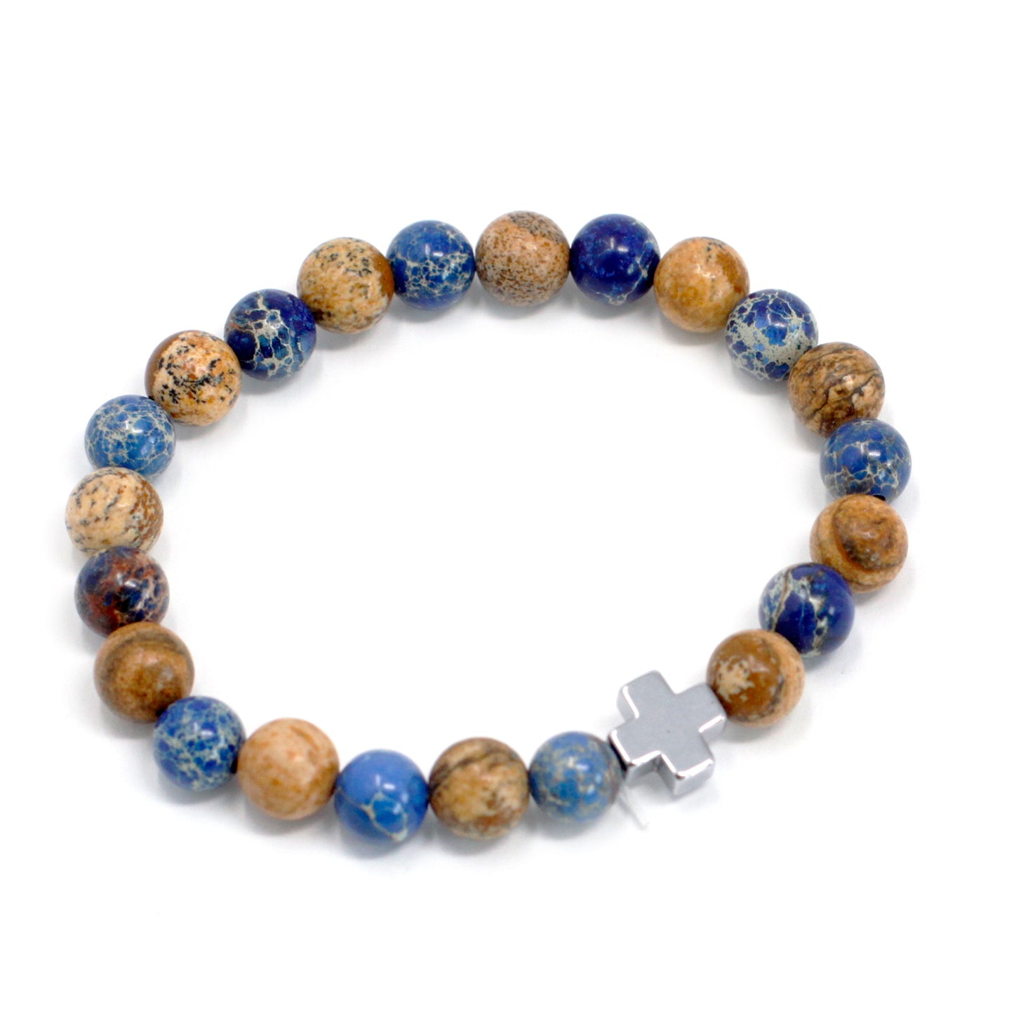 Bracelet - Friendship - Sodalite & Picture Stone - Surport