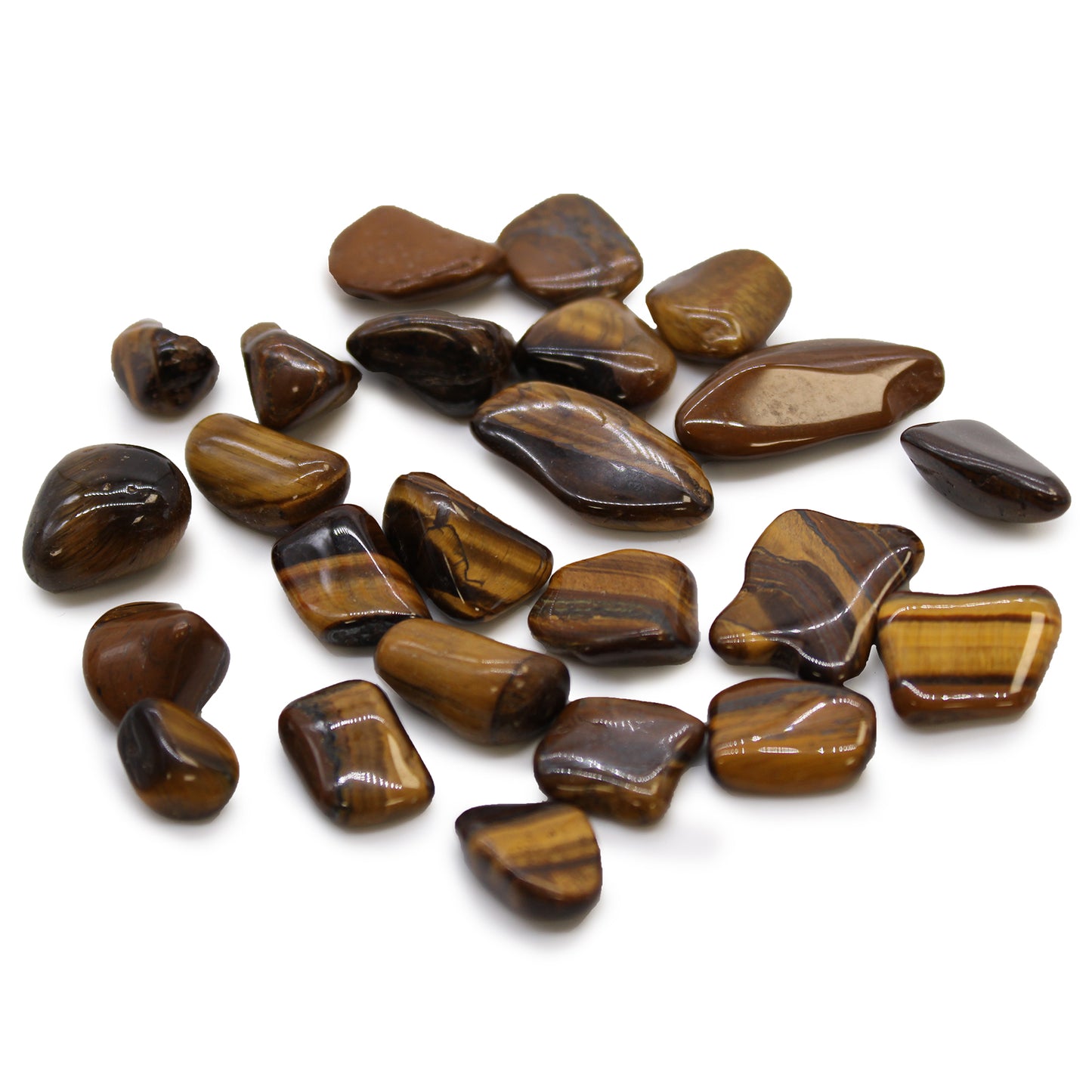 Tumblestone - Tigers Eye - Golden