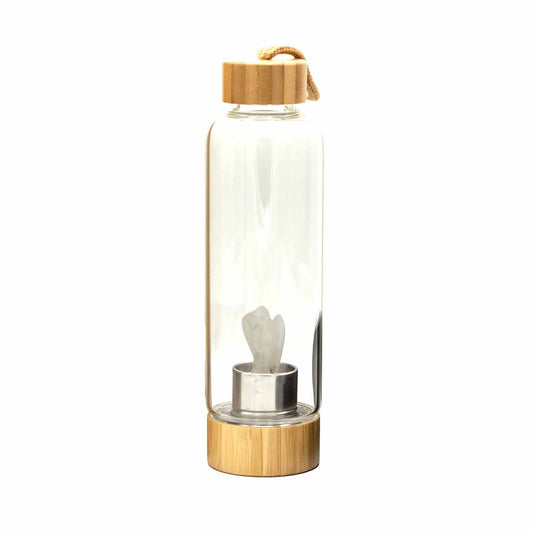 Bottle - Water - Crystal Infused - Invigorating Clear Quartz- Angel