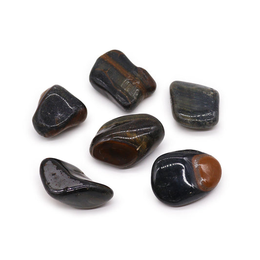 Tumblestone - Tigers Eye - Blue