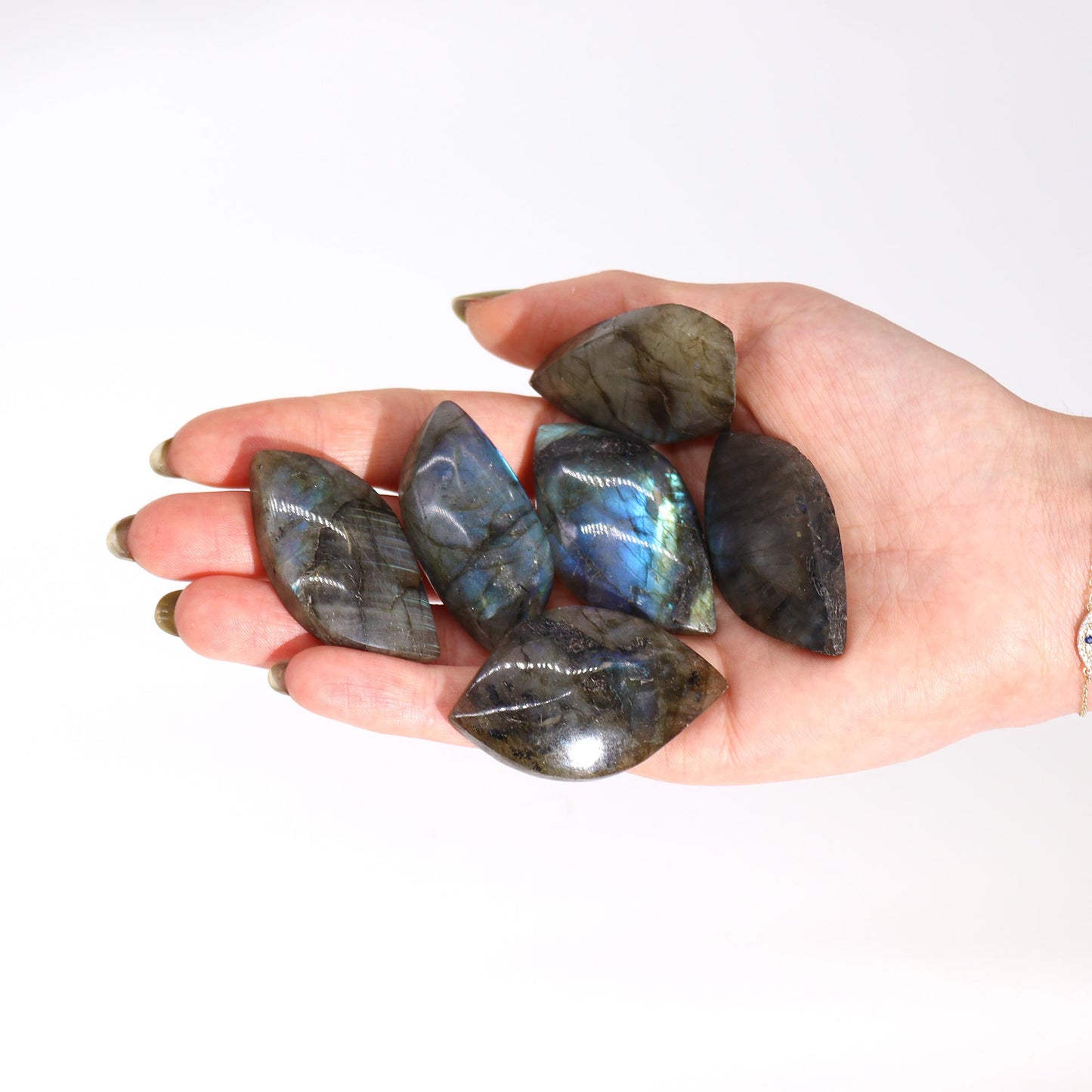 Specialist Specimens - Carved - Labradorite Leaf