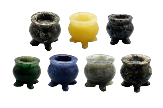 Carved - Small - Crystal Cauldron