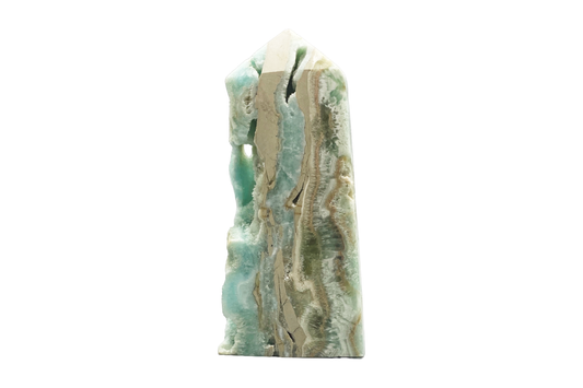 Carved - Tower - Hemimorphite (9cm)