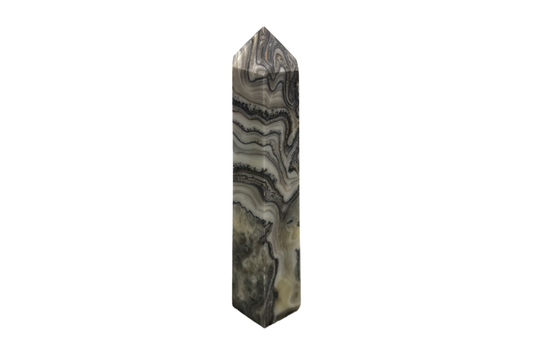 Carved - Tower - Calcite Dendritic (9cm)