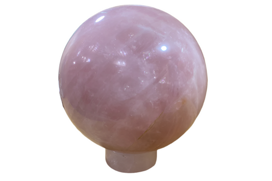 Specialist Specimen - Carved - Sphere - Rose Quartz (XXXL)  (19-22cm)