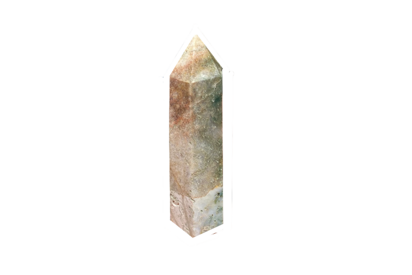 Carved - Tower - Mini -  Jasper Ocean (5-6cm)