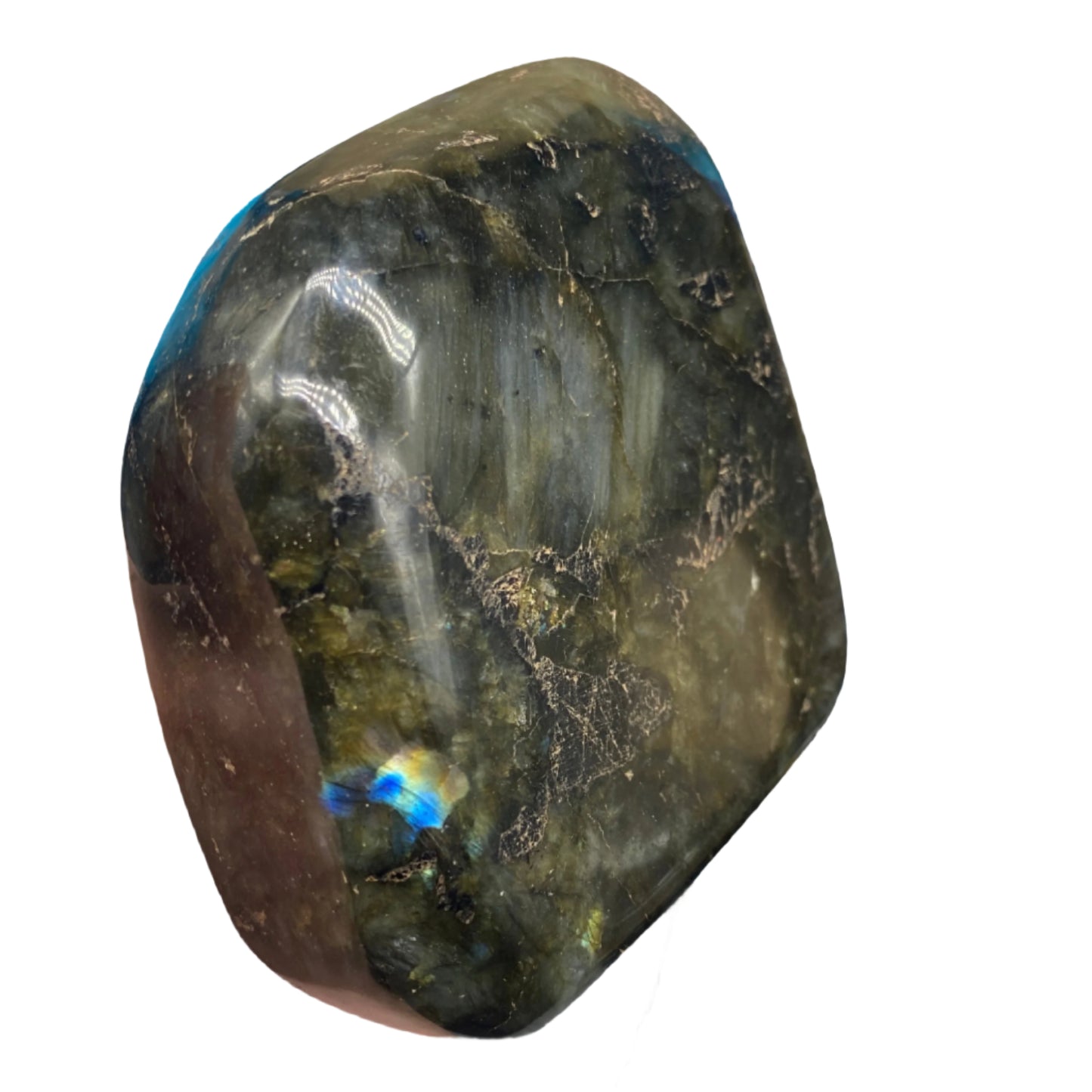 Specialist Specimen - Free Form - Polished Labradorite (742g)