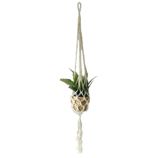 Macrame - Pot Holder - Large Pot Holder - Extra Long