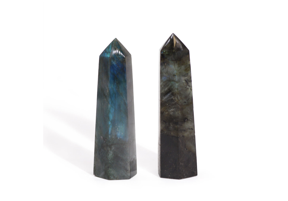 Carved - Tower - Labradorite (9-10cm)