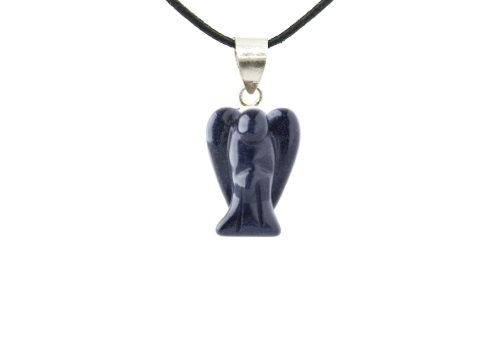 Necklace - Angel - Blue Goldstone (2cm)