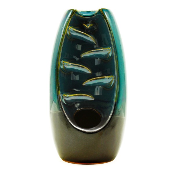 Back flow Incense - Burner - Serene Oval Cascade