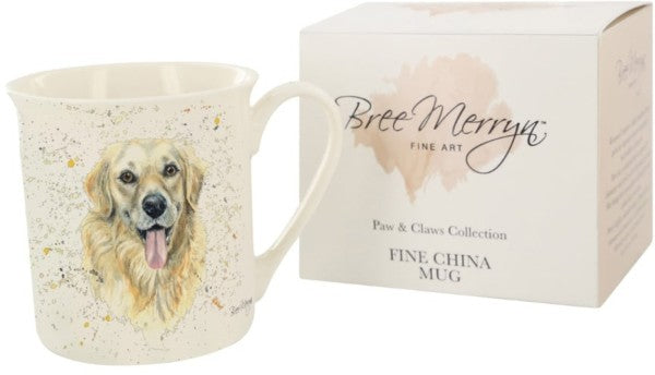 Mug - Bree Merryn Gwenn The Golden Retriever Paws & Claws Mug 9 cm