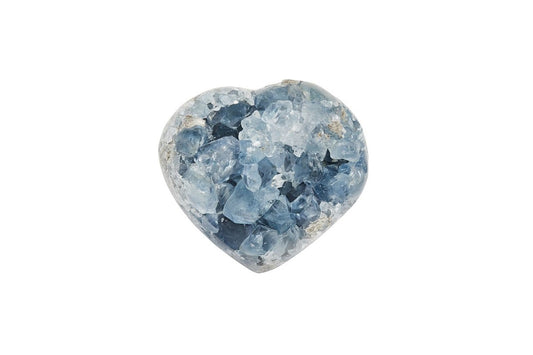 Carved - Heart - Celestite (7-8cm)