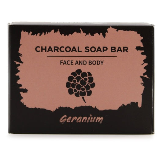 Charcoal Soap - Geranium - 85g