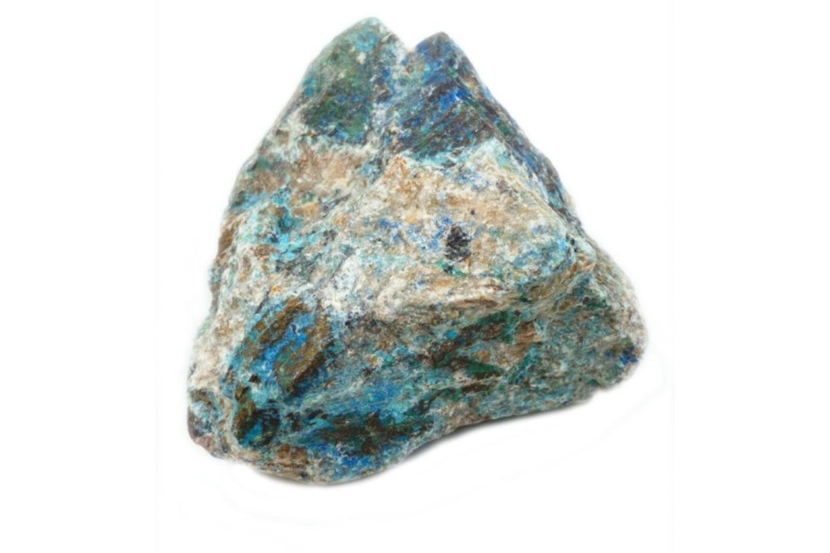 Rough cut - Chrysocolla with Shattuckite