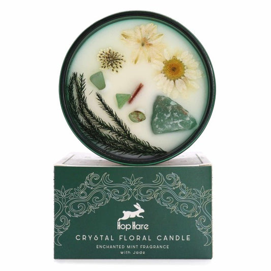 Crystal Candle - Magic Flower - The Magician