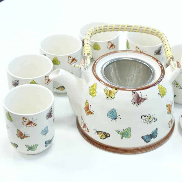 Teapot - Herbal Teapot Set ? Butterflies