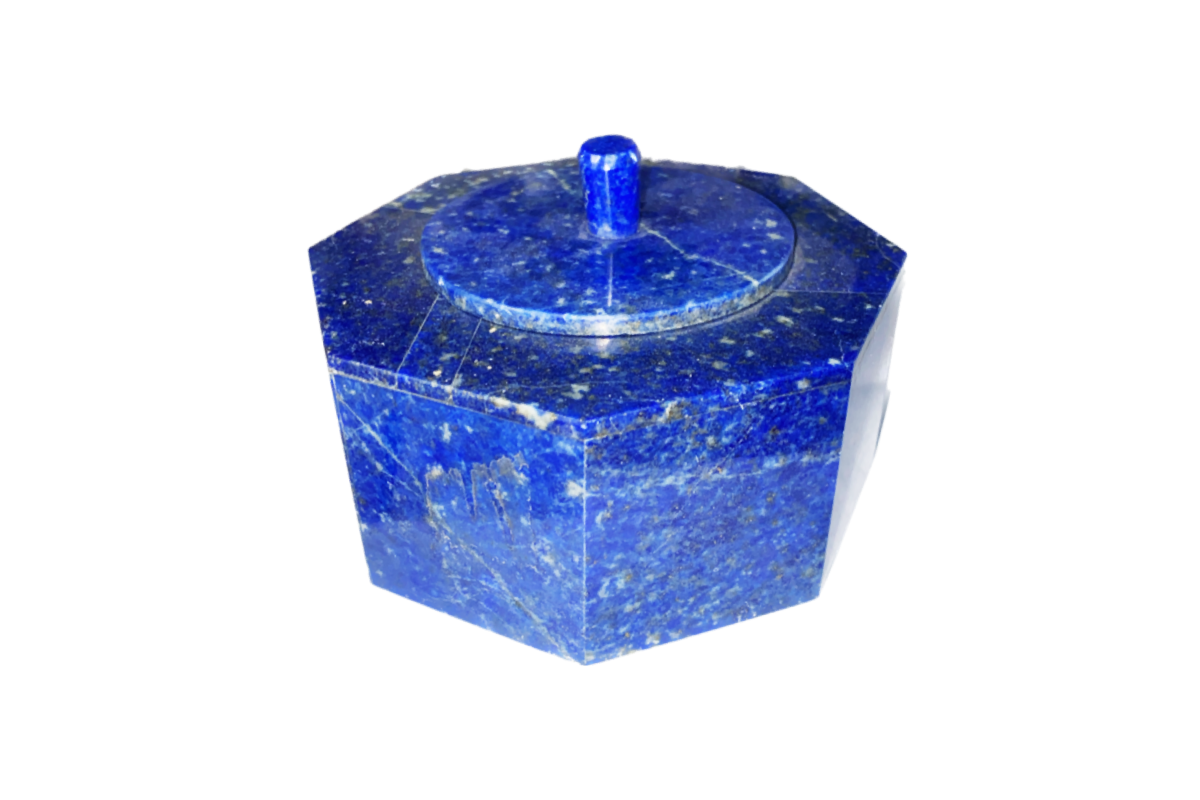 Specialist Specimen - Carved - Lapis Trinket Pot