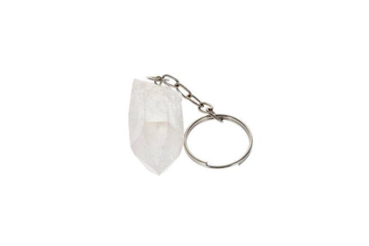 Keyring - Point - Quartz Clear