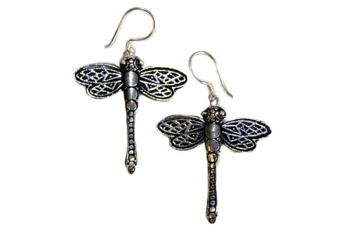 Earrings - Silver - Dragonflies