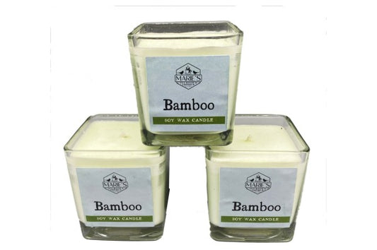 Aromatherapy Soy Wax Candle - Jar - Bamboo