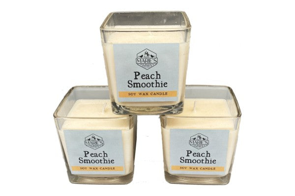 Aromatherapy Soy Wax Candle - Jar - Peach Smoothie