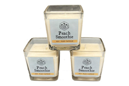 Aromatherapy Soy Wax Candle - Jar - Peach Smoothie