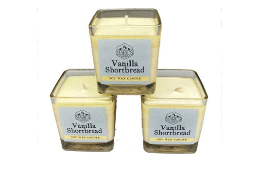 Aromatherapy Soy Wax Candle - Jar - Vanilla Shortbread