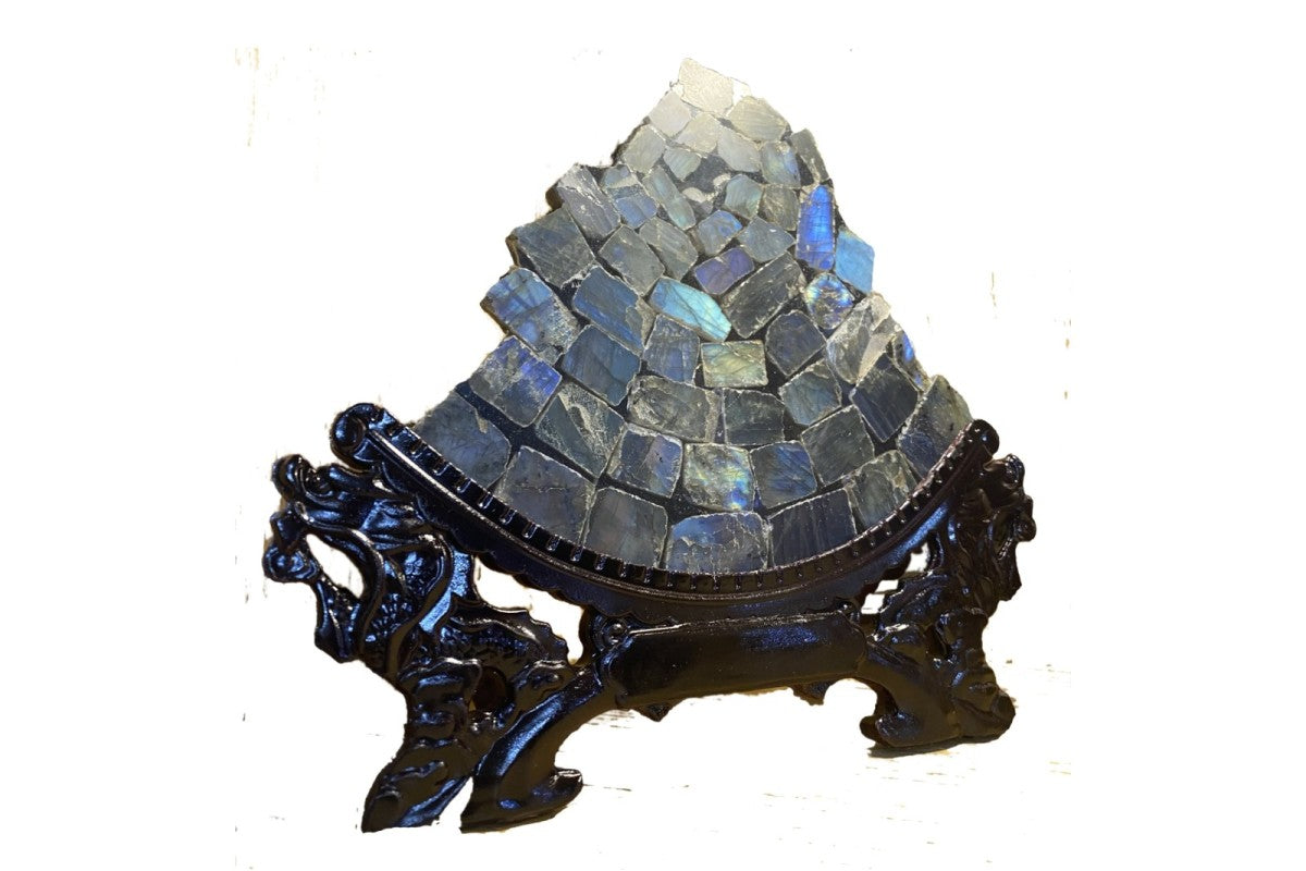 Specialist Specimen - Labradorite Triangle Disk