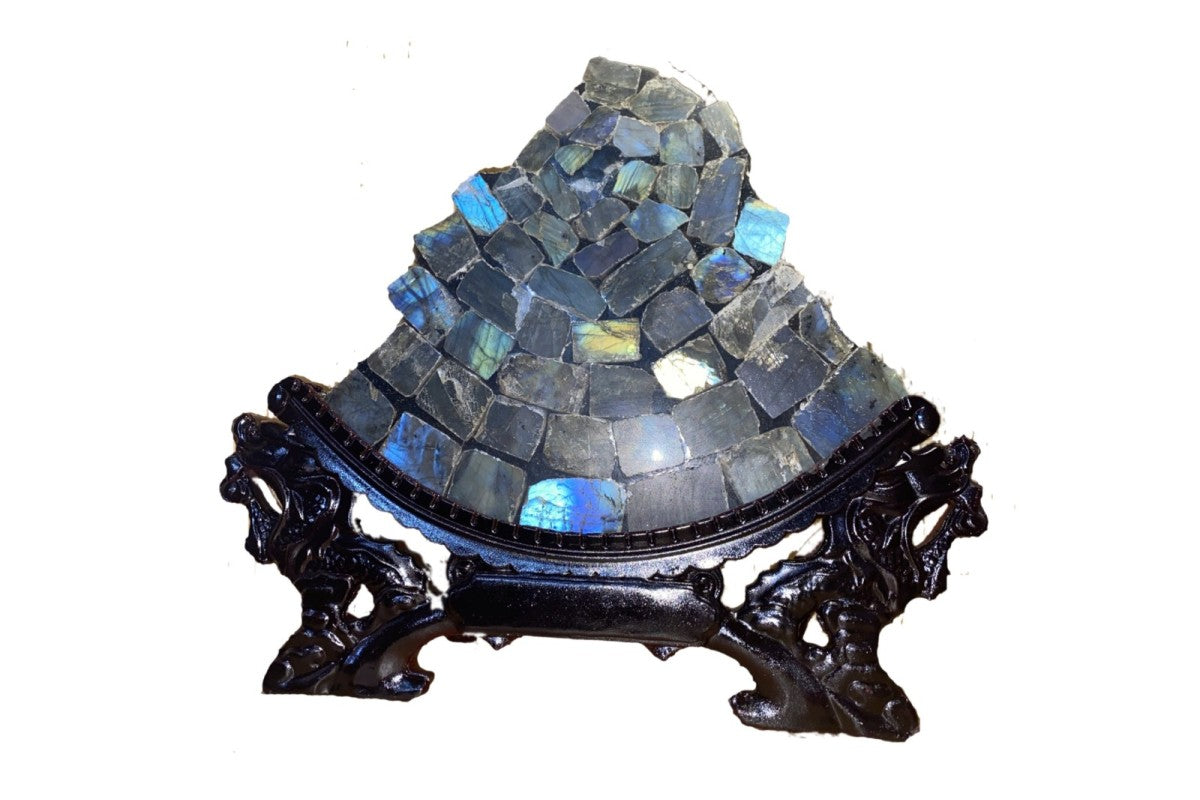 Specialist Specimen - Labradorite Triangle Disk