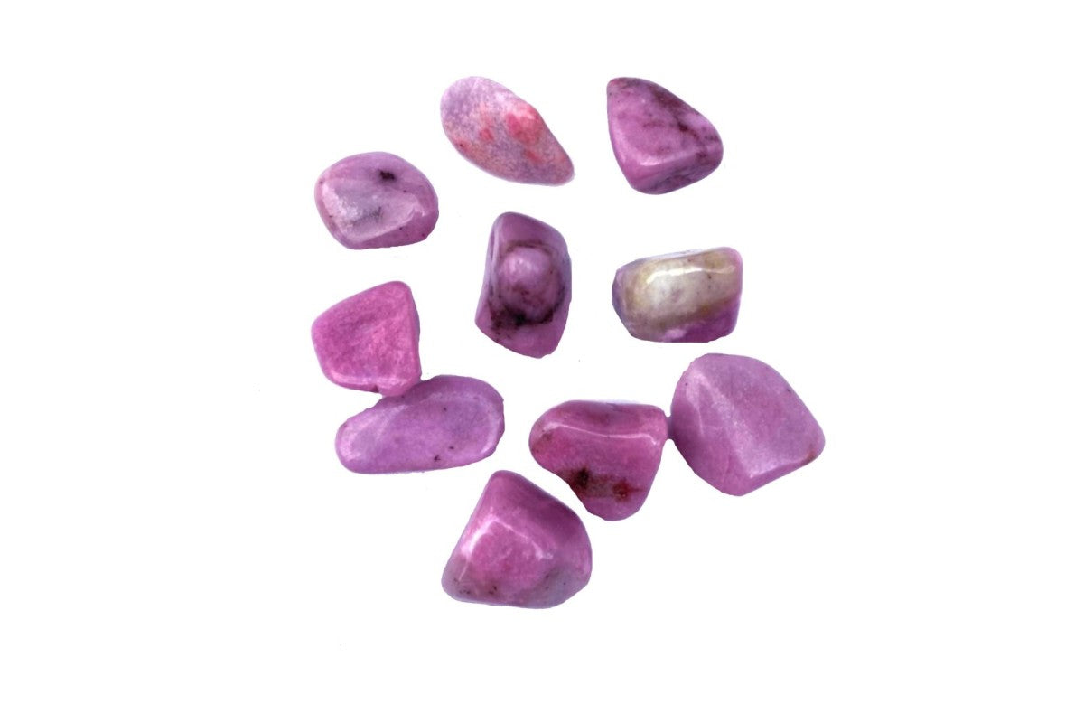 Tumblestone - Thulite, Pink & Purple