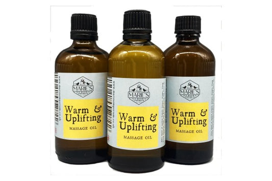 Bath and Massage Oil - 100ml Warm and Uplifting