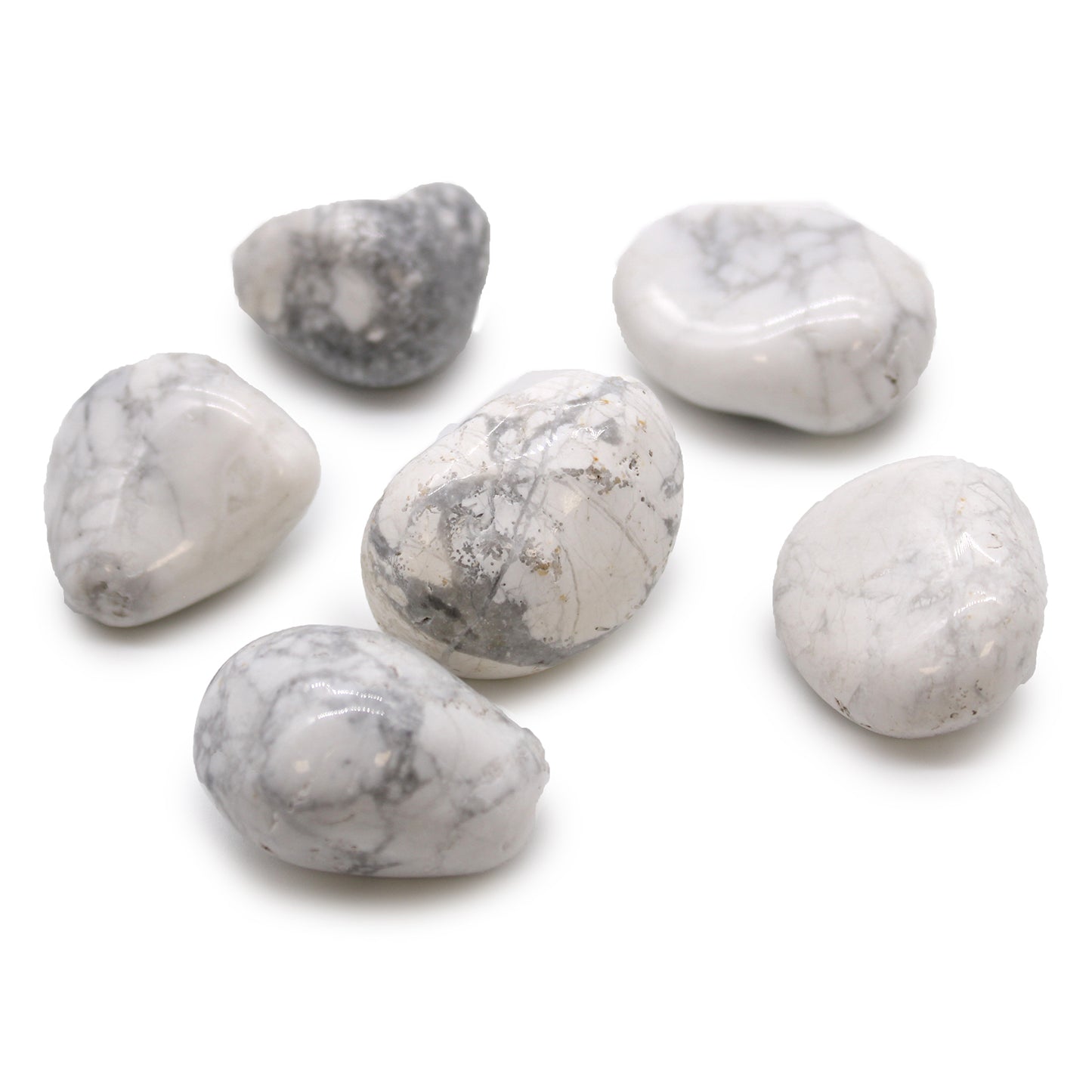 Tumblestone - Howlite White