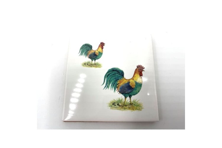 Fine China - Coaster - Cockerel Design 10cm