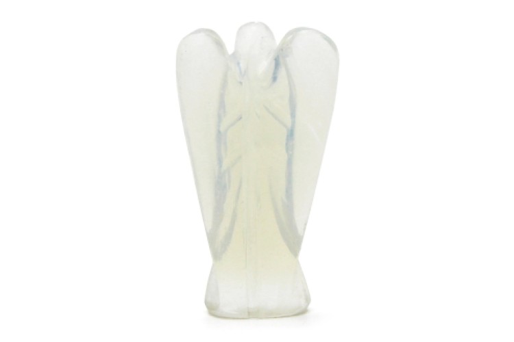 Carved -  Angel - Opalite (5cm)