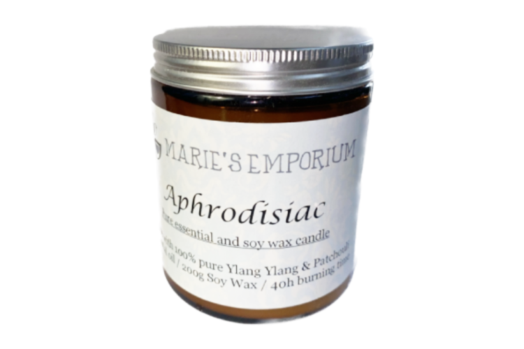 Aromatherapy Soy Wax Candle - Luxury - Aphrodisiac (40hr)
