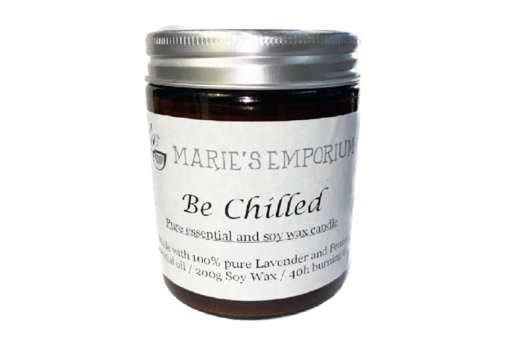 Aromatherapy Soy Wax Candle - Luxury - Be Chilled (40hr)