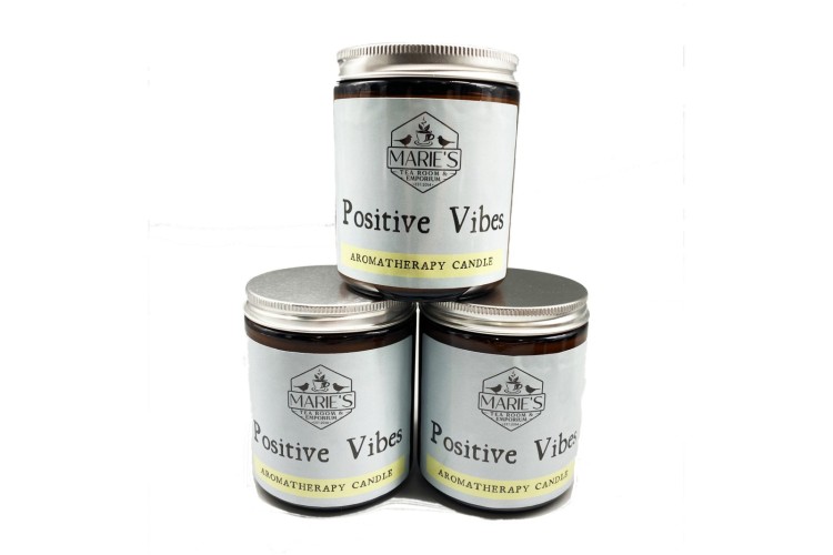 Aromatherapy Soy Wax Candle - Luxury - Positive Vibes (40hr)