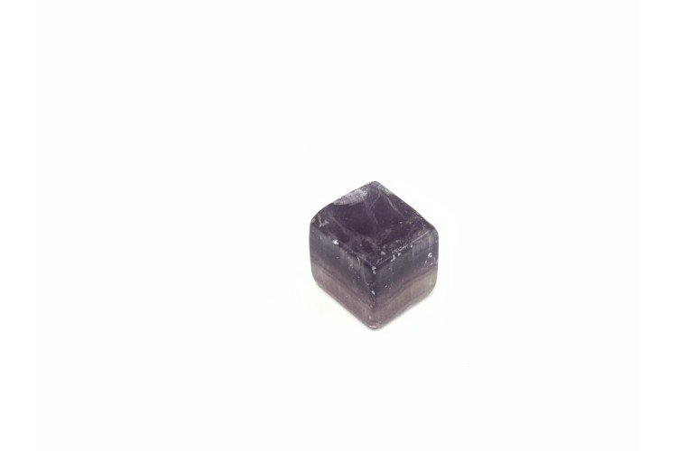 Carved - Cube - Banded Amethyst 