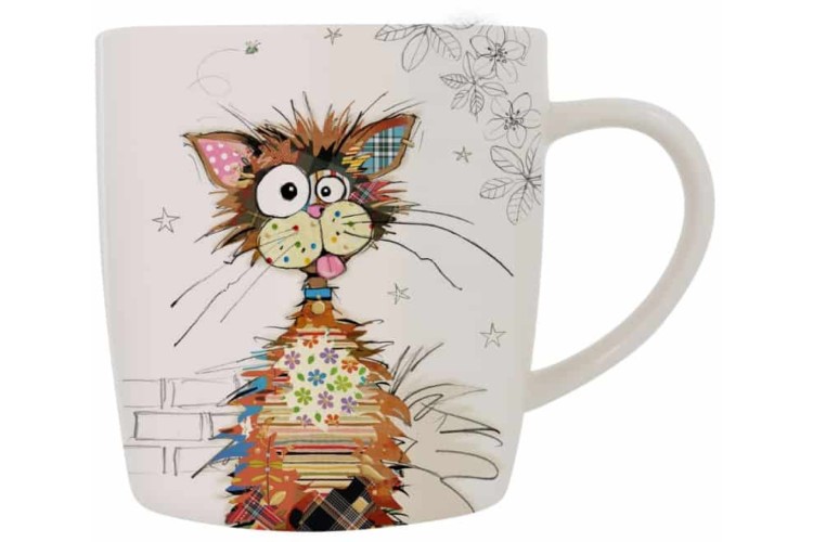 Bug Art Ziggy Cat Design Mug In Gift Box Kooks 9 cm