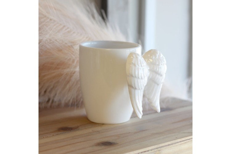 Ceramic Angel Wings Mug