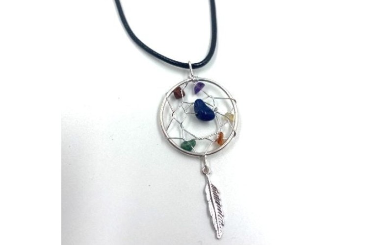 Necklace - Chakra - Dreamcatcher Pendant