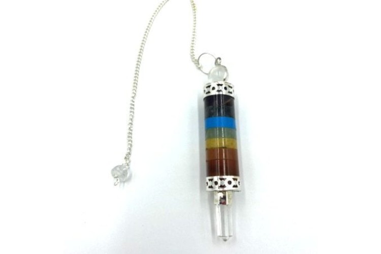 Pendulum - Indian - Chakra Layered (Rounded)