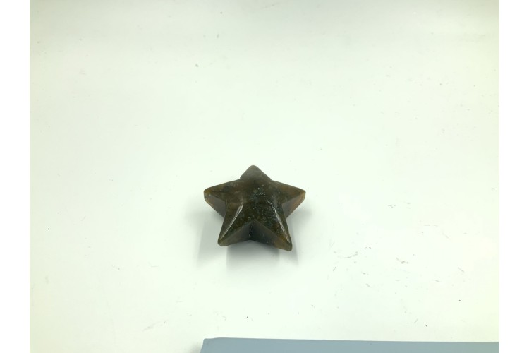 Carved - Star - Chalcedony