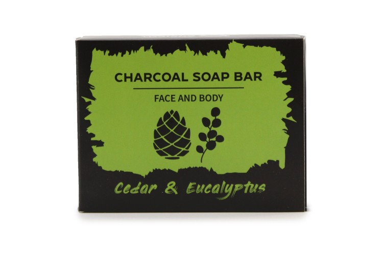 Charcoal Soap - Eucalyptus & Cedarwood - 85g