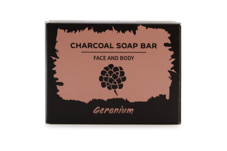 Charcoal Soap - Geranium - 85g