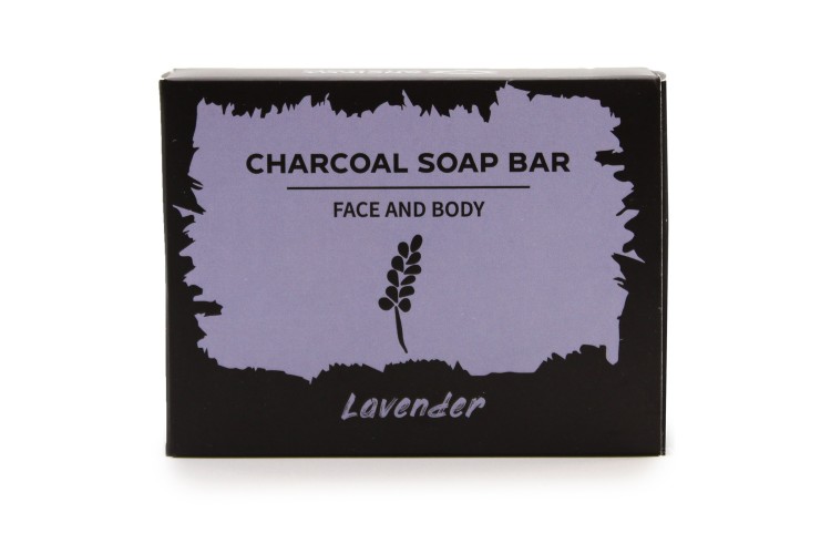 Charcoal Soap - Lavender - 85g
